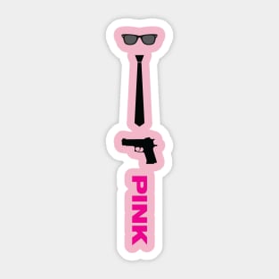Mr. Pink Sticker